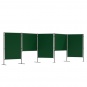 Stecktafel, 150x120 cm, beidseitig Stahlemaille grün, 